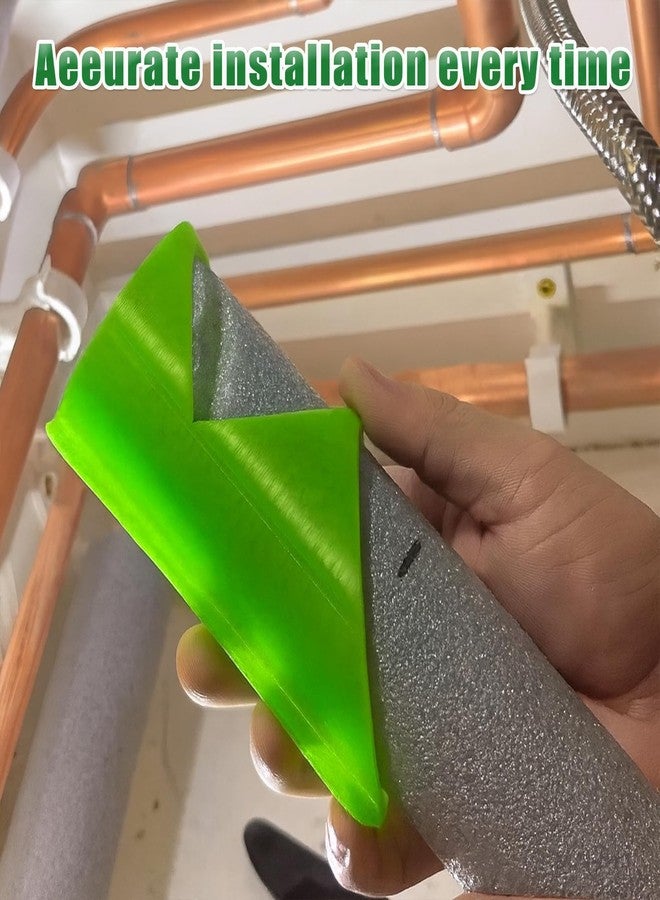 سكويشي مجموعة أدوات قطع بزاوية 45 درجة كبيرة (3 قطع)، قاطع أنابيب، أداة تشكيل رغوة، أداة تشكيل أنابيب، أداة زاوية متعددة الاستخدامات لعزل الرغوة والأنابيب بحواف مائلة - Image 3